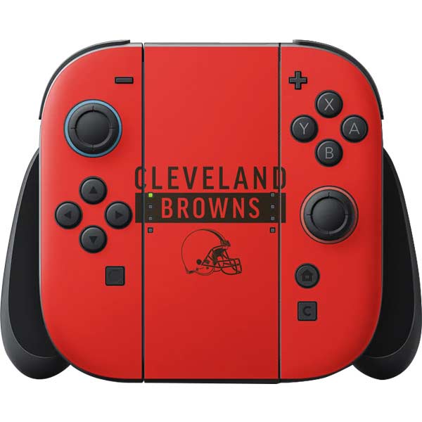 NFL Cleveland Browns Orange Performance Series Nintendo Skins