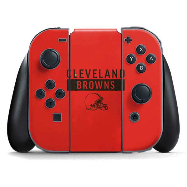 NFL Cleveland Browns Orange Performance Series Nintendo Skins