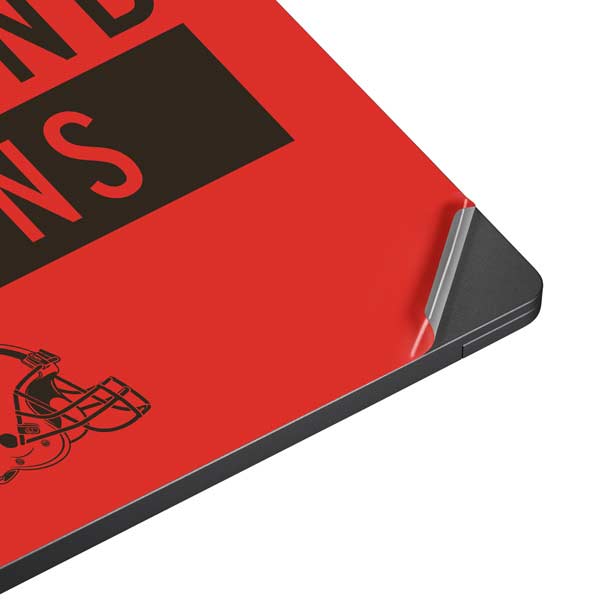 NFL Cleveland Browns Orange Performance Series Surface Laptop 7 13.8in Skin