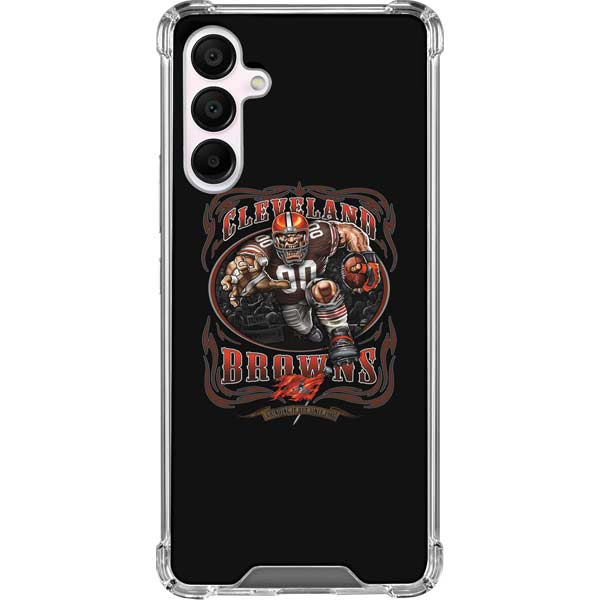 Liquid Blue NFL Cleveland Browns Running Back Galaxy A16 5G Clear Case