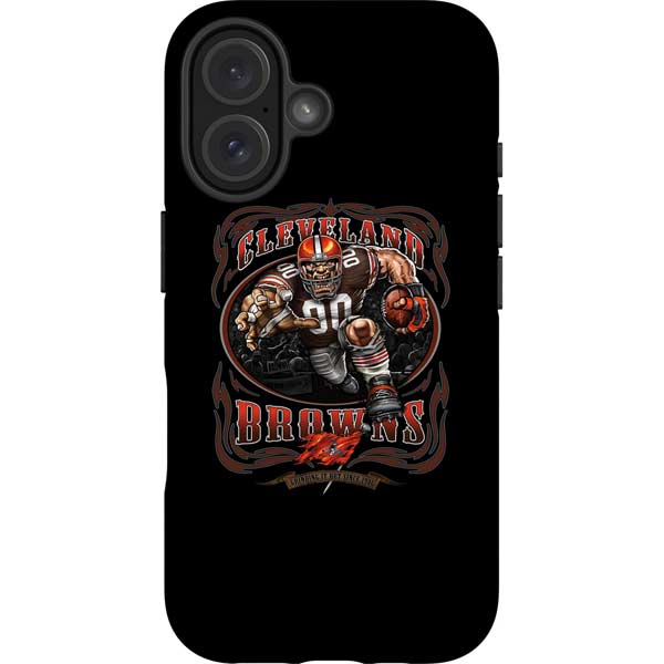 Liquid Blue NFL Cleveland Browns Running Back iPhone 16 Magsafe Impact Case