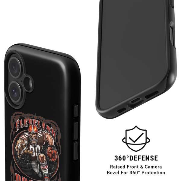 Liquid Blue NFL Cleveland Browns Running Back iPhone 16 Magsafe Impact Case