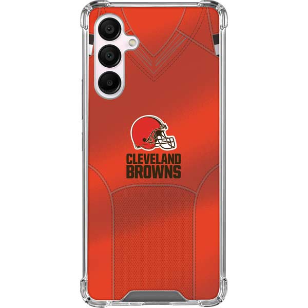 NFL Cleveland Browns Team Jersey Galaxy A16 5G Clear Case