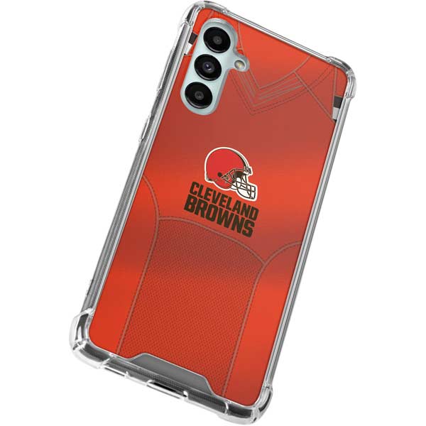 NFL Cleveland Browns Team Jersey Galaxy A16 5G Clear Case