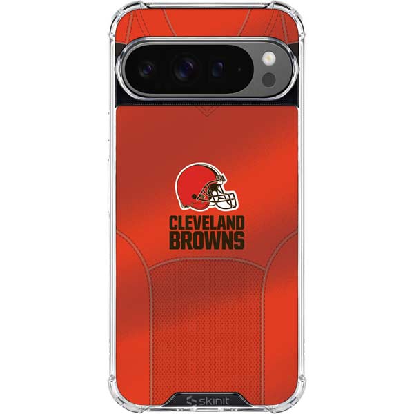 NFL Cleveland Browns Team Jersey Google Pixel 10 Pro Clear Case