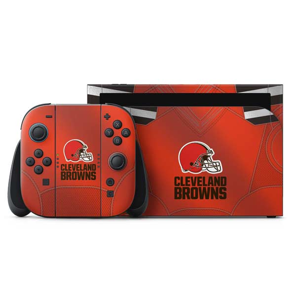 NFL Cleveland Browns Team Jersey Nintendo Switch 2 (2025) with Joy-Con Skin