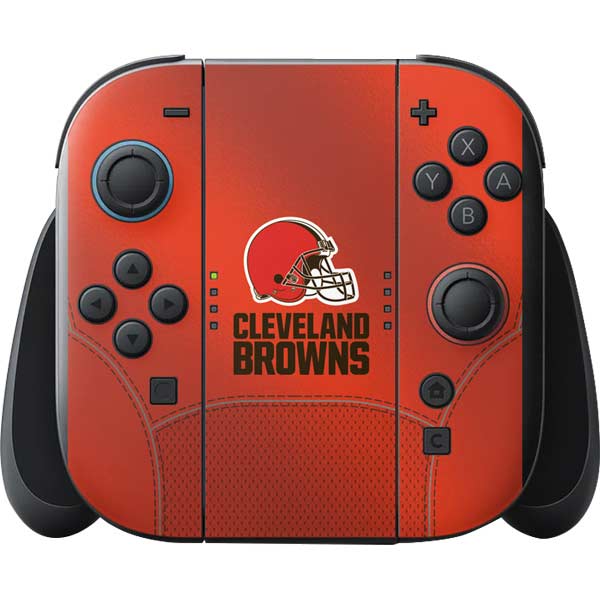NFL Cleveland Browns Team Jersey Nintendo Switch 2 (2025) with Joy-Con Skin