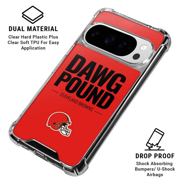 NFL Cleveland Browns Team Motto Google Pixel 10 Pro Clear Case