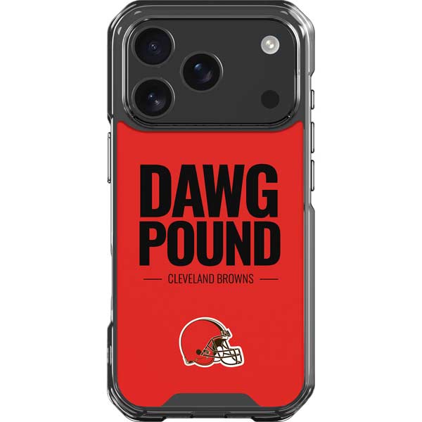NFL Cleveland Browns Team Motto iPhone 17 Pro Clear Case
