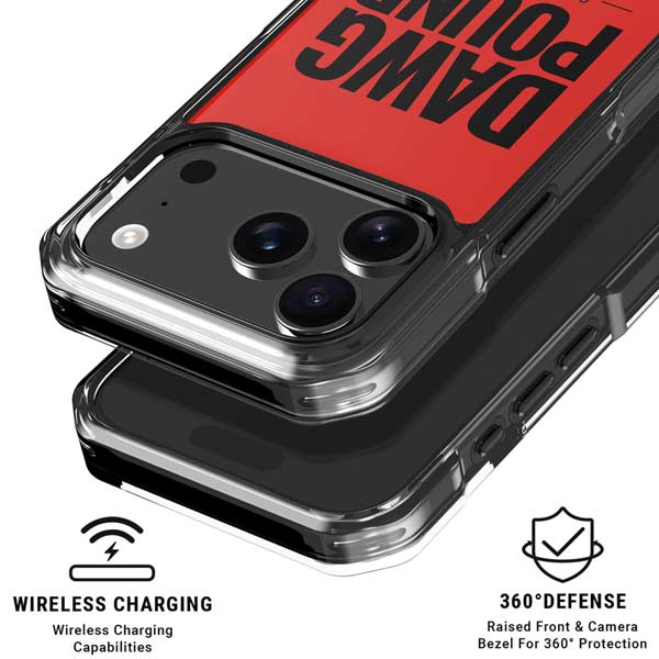 NFL Cleveland Browns Team Motto iPhone 17 Pro Clear Case