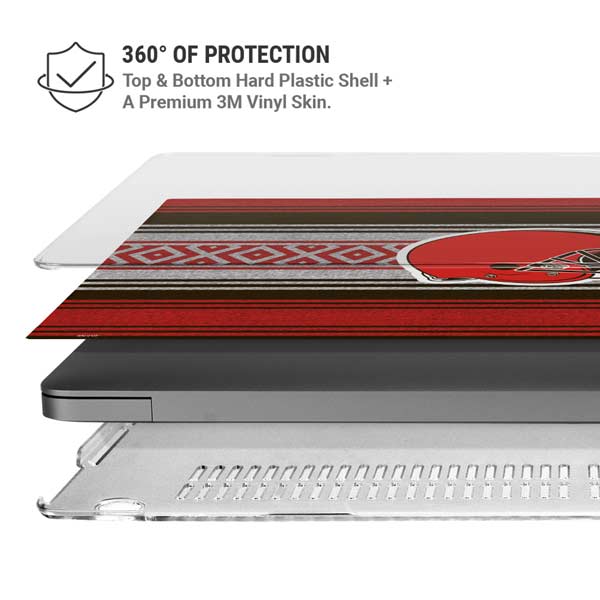 NFL Cleveland Browns Trailblazer MacBook Pro 14in (2021-24) Case plus Skin