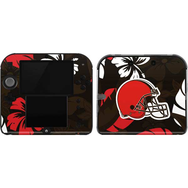 NFL Cleveland Browns Tropical Print Nintendo Skins