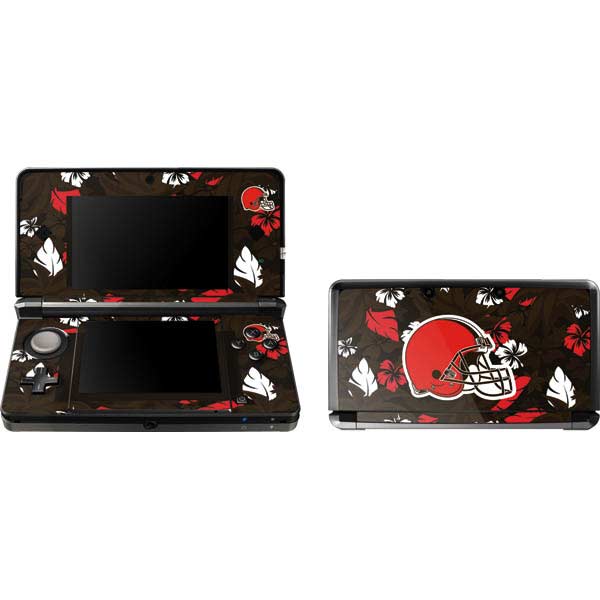 NFL Cleveland Browns Tropical Print Nintendo Skins