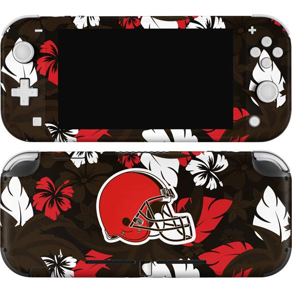 NFL Cleveland Browns Tropical Print Nintendo Skins