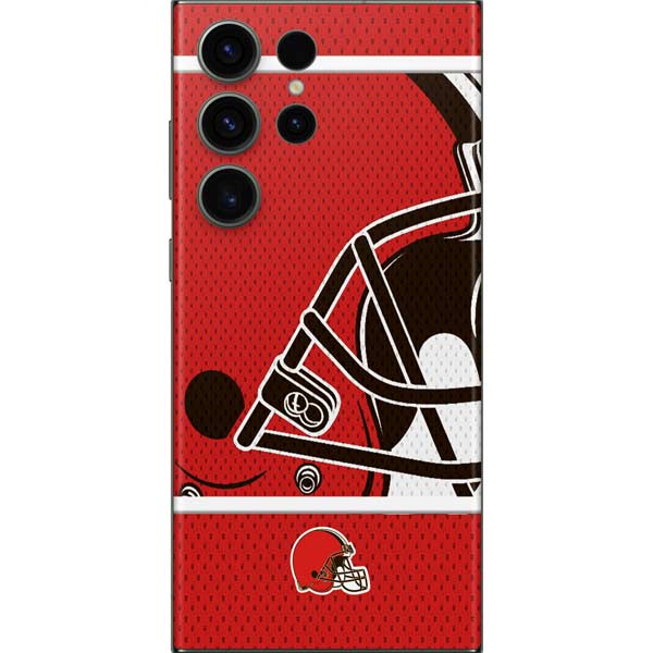 NFL Cleveland Browns Zone Block Galaxy Skins