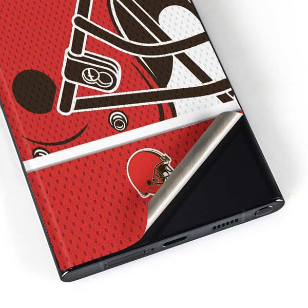 NFL Cleveland Browns Zone Block Galaxy Skins