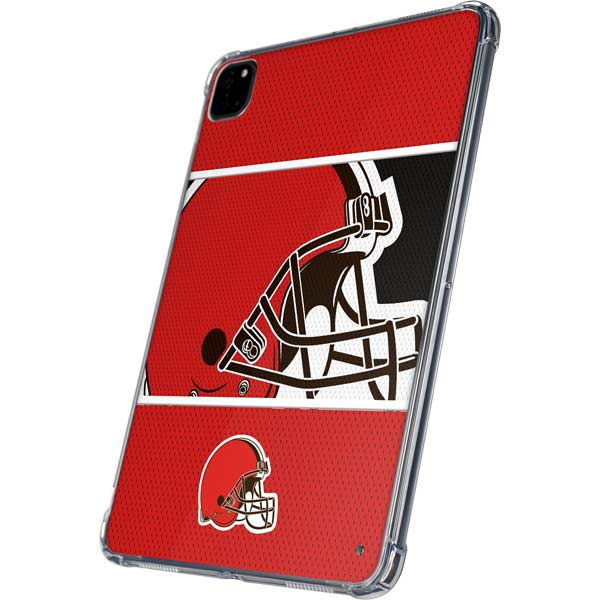 NFL Cleveland Browns Zone Block iPad Pro 11in (2024) Clear Case