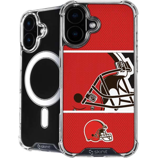 NFL Cleveland Browns Zone Block iPhone 17 MagSafe Case