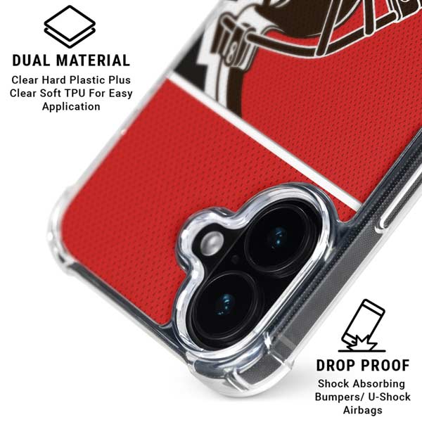 NFL Cleveland Browns Zone Block iPhone 17 MagSafe Case