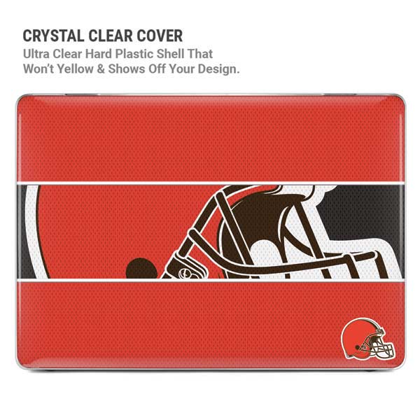 NFL Cleveland Browns Zone Block MacBook Pro 14in (2021-24) Case plus Skin
