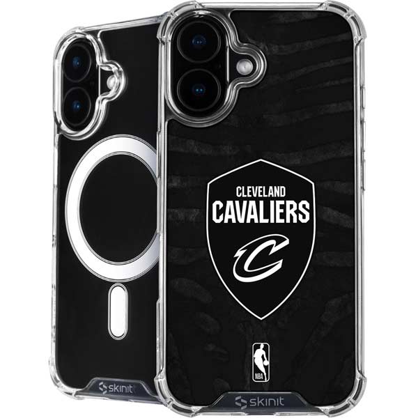 NBA Cleveland Cavaliers Black Animal Print iPhone 17 MagSafe Case