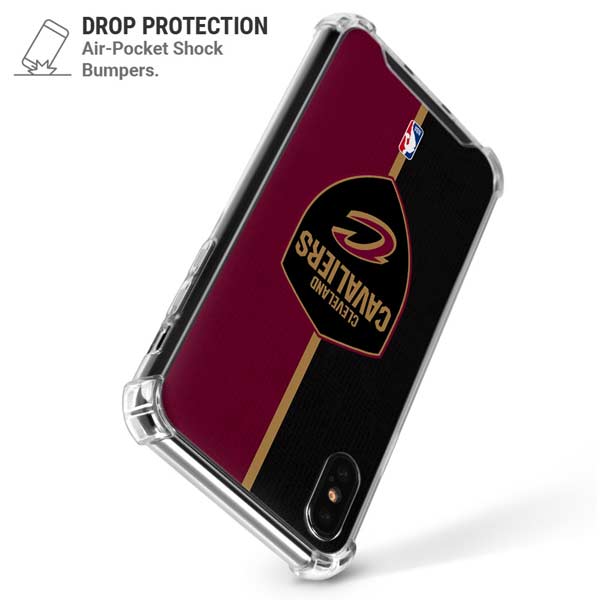 NBA Cleveland Cavaliers Canvas iPhone X/XS Clear Case