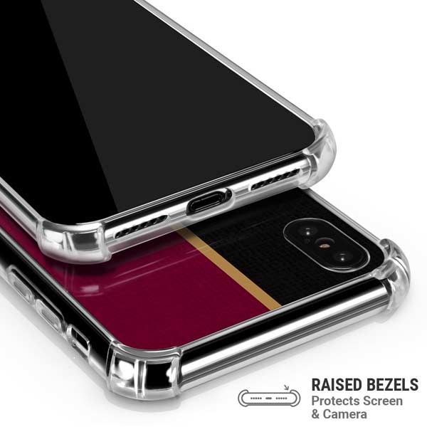 NBA Cleveland Cavaliers Canvas iPhone X/XS Clear Case