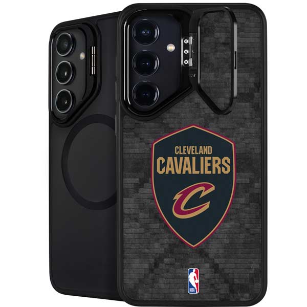 NBA Cleveland Cavaliers Dark Rust Galaxy S26 Plus Kickstand Case