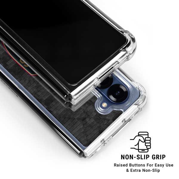 NBA Cleveland Cavaliers Dark Rust Galaxy Z Fold7 Clear Case