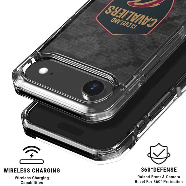 NBA Cleveland Cavaliers Dark Rust iPhone 17 Air Clear Case