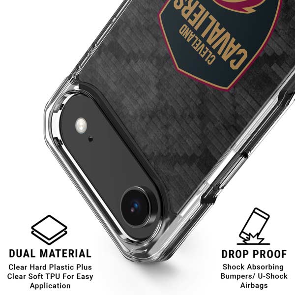 NBA Cleveland Cavaliers Dark Rust iPhone 17 Air Clear Case