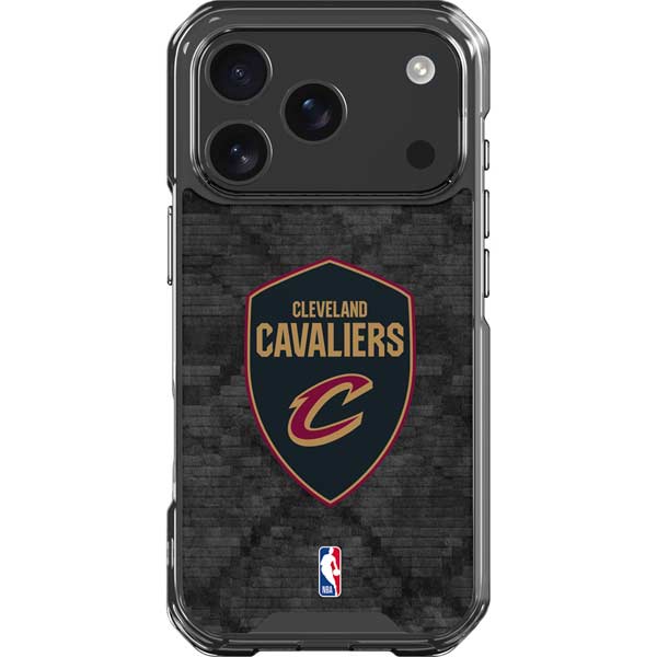 NBA Cleveland Cavaliers Dark Rust iPhone 17 Pro Clear Case