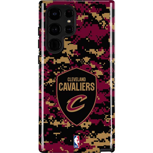 NBA Cleveland Cavaliers Digi Camo Galaxy Cases