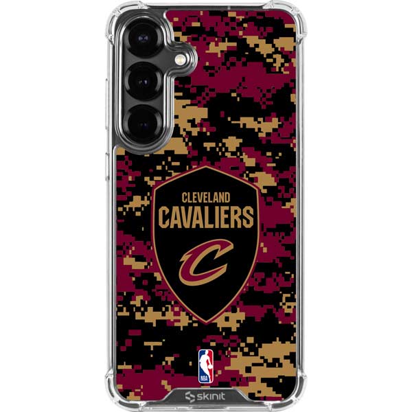 NBA Cleveland Cavaliers Digi Camo Galaxy S26 Clear Case