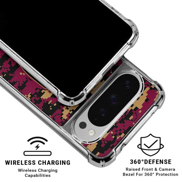 NBA Cleveland Cavaliers Digi Camo Google Pixel 10 Pro XL Clear Case