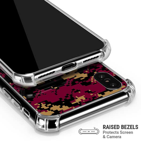 NBA Cleveland Cavaliers Digi Camo iPhone X/XS Clear Case