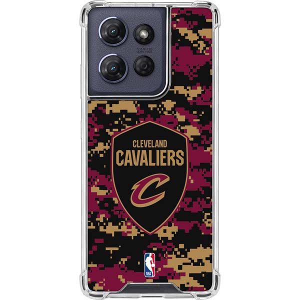 NBA Cleveland Cavaliers Digi Camo Moto G Play 5G (2025) Clear Case