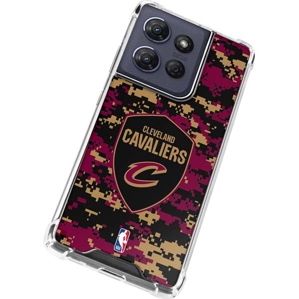 NBA Cleveland Cavaliers Digi Camo Moto G Play 5G (2025) Clear Case