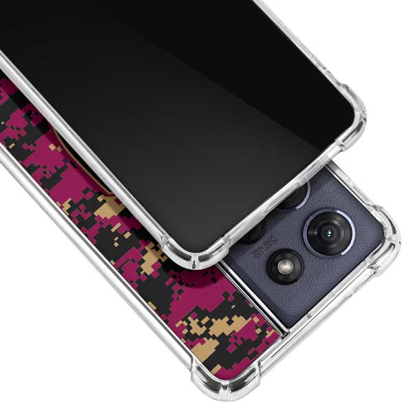 NBA Cleveland Cavaliers Digi Camo Moto G Play 5G (2025) Clear Case