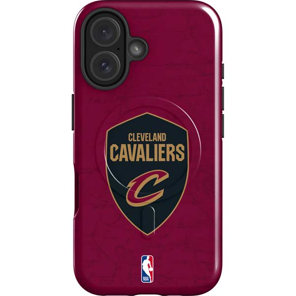 NBA Cleveland Cavaliers Distressed iPhone 16 Plus Magsafe Impact Case