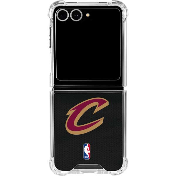 NBA Cleveland Cavaliers Jersey Galaxy Z Flip7 Clear Case