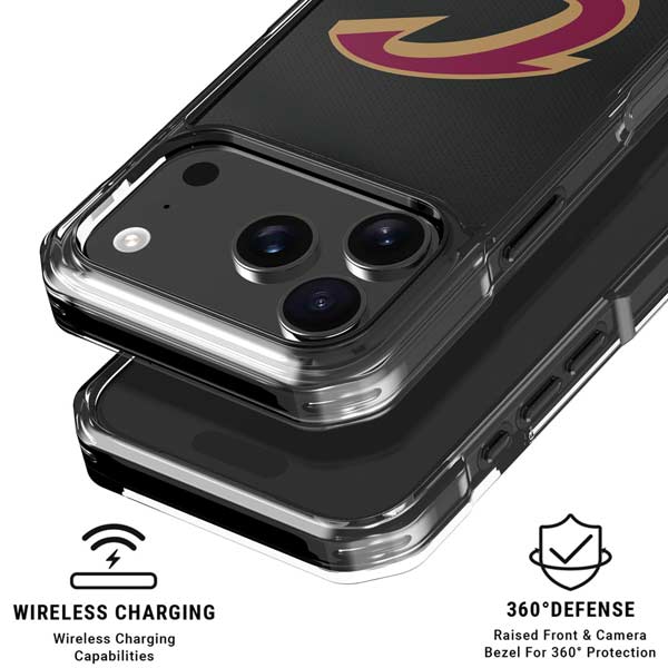 NBA Cleveland Cavaliers Jersey iPhone 17 Pro Clear Case