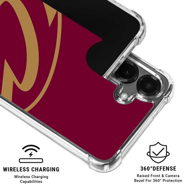 NBA Cleveland Cavaliers Large Logo Galaxy S26 Plus Clear Case