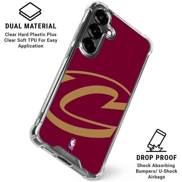 NBA Cleveland Cavaliers Large Logo Galaxy S26 Plus Clear Case