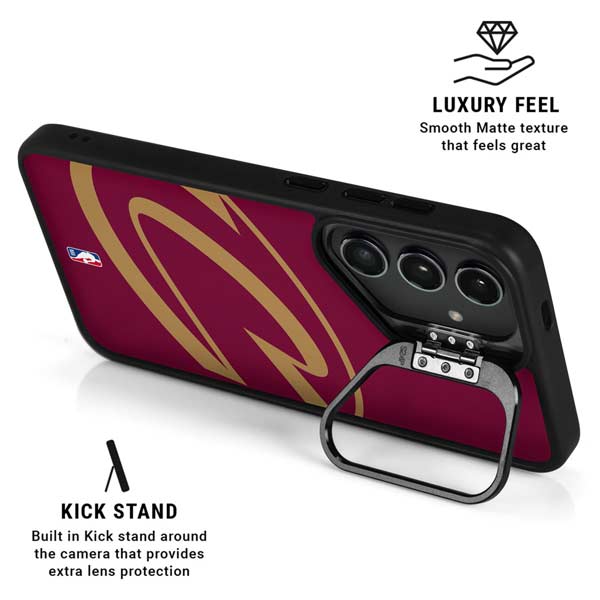 NBA Cleveland Cavaliers Large Logo Galaxy S26 Ultra Kickstand Case