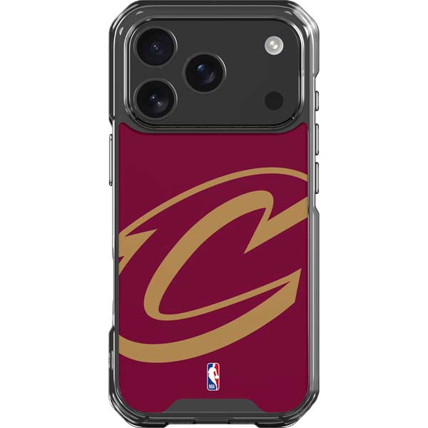 NBA Cleveland Cavaliers Large Logo iPhone 17 Pro Clear Case
