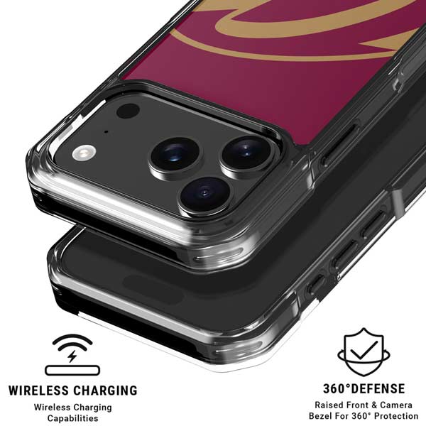 NBA Cleveland Cavaliers Large Logo iPhone 17 Pro MagSafe Case