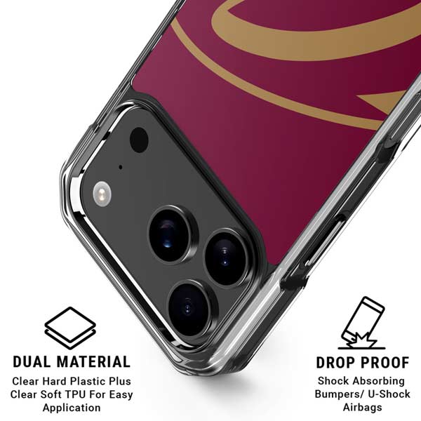 NBA Cleveland Cavaliers Large Logo iPhone 17 Pro MagSafe Case