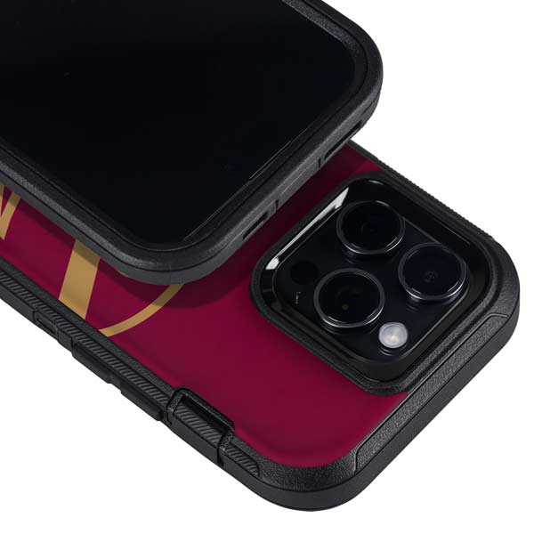 NBA Cleveland Cavaliers Large Logo Otterbox Defender iPhone Skin