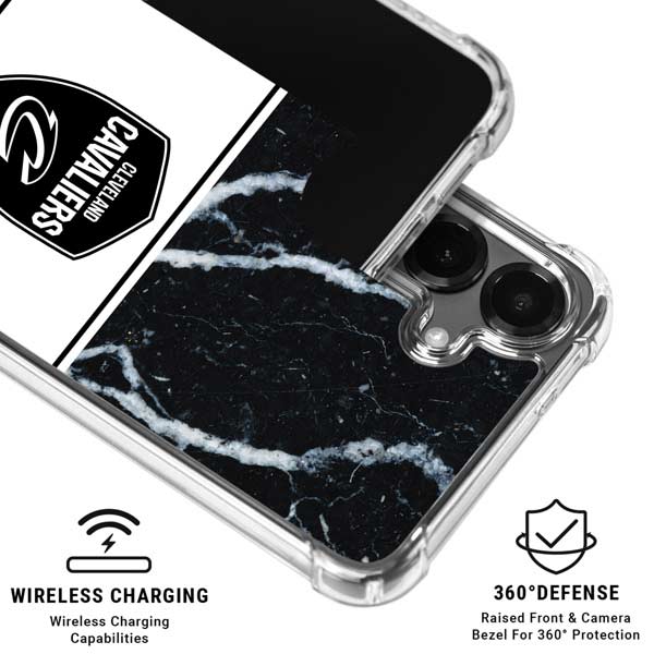 NBA Cleveland Cavaliers Marble Galaxy S26 Clear Case